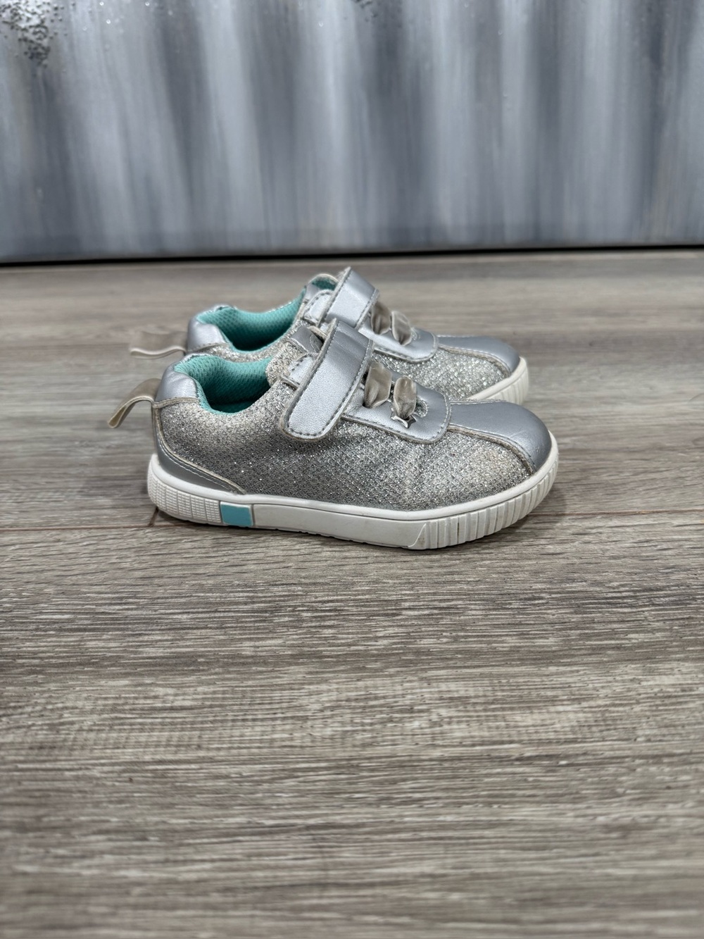 Livie & Luca Silver Metallic Spin Sneaker
